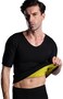 Vinmin ValentinA Mens Hot Thermo Body Shaper T Shirt Slimming Neoprene Workout Sweat Sauna Suit for Weight Loss S - 4XL