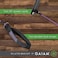 Gaiam Restore Pilates Bar Reformer Kit - Home Fitness Equipment for Total Body Workout - Includes Bar, Two 30-Inch Resistance Band Cords with Attached Foot Strap Loops - Exercise Guide Included