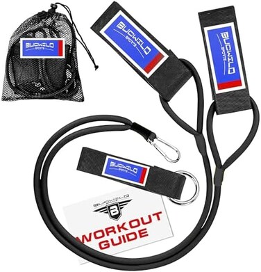 Bucwild Sports Baseball Resistance Bands Youth &amp; Adult Athletes Safely Improve Pitching Throwing Batting &amp; Arm Strength Used by Pitchers Quarterbacks Volleyball Basketball