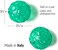 OPTP Franklin Textured Ball Set - 2 Inflatable Massage Balls; Textured Ball Set for Self-Massage, Exercise, Muscle Tension and Myofascial Relief