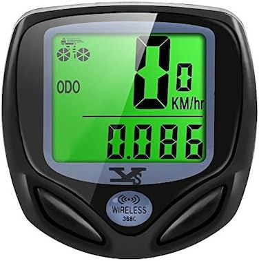 اس واي عداد سرعة الدراجة وعداد المسافات لاسلكي مقاوم للماء مع شاشة LCD ووظائف متعددة من واي اس