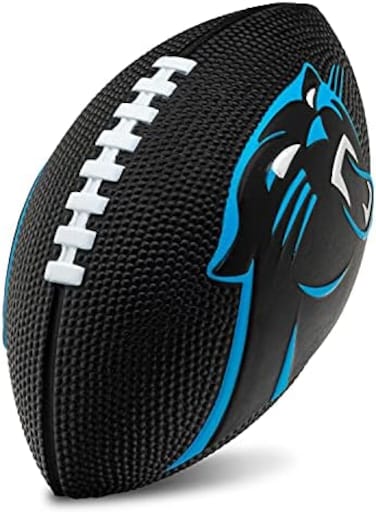 Franklin Sports Youth NFL Football + Air Pump Set - Soft Foam 8.5" Youth Mini Footballs with 8 Teams Choice + Air Pump