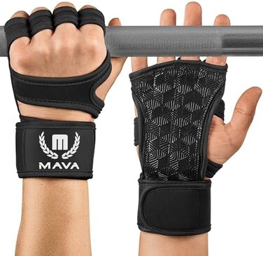 Mava Sports Weight Lifting Gloves with Wrist Support, Work Out Gloves, Gym Gloves - Great for Cross Training, Pull Ups, Calisthenics and Gym, Workout Gloves for Men &amp; Women