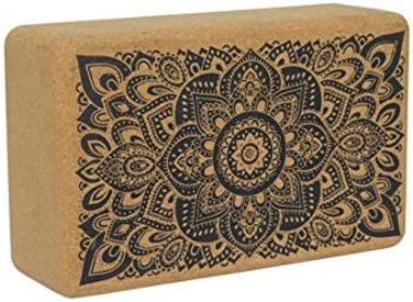 Yoga Design Lab THE BLOCK   Premium, Colorful, Eco Yoga Block   Printed Non Slip Grip Designed to Improve Your Practice   Travel Friendly