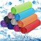 MENOLY Cooling Towel Workout Towel Sweat Towel Microfiber Towel Soft Breathable Chilly Towel for Sports, Gym, Yoga, Camping, Running, Fitness, Workout &amp; More Activities (10 Pack)