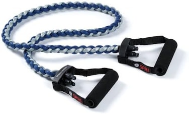 SPRI Braided Xertube Resistance Bands &ndash; Premium Exercise Band for Men &amp; Women &ndash; Workout Equipment for Home Gym Fitness Training &ndash; Comfort Grip for Strength, Weights, and Resistance