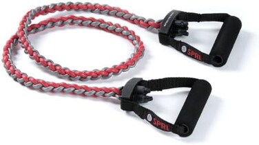 SPRI Braided Xertube Resistance Bands &ndash; Premium Exercise Band for Men &amp; Women &ndash; Workout Equipment for Home Gym Fitness Training &ndash; Comfort Grip for Strength, Weights, and Resistance