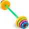 Liberty Imports Kids Exercise Weight Set - Adjustable Workout Toy Equipment for Children Pretend Play Exercise - Toddler Beginner Gym, Fitness, Weightlifting and Powerlifting