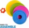 Liberty Imports Kids Exercise Weight Set - Adjustable Workout Toy Equipment for Children Pretend Play Exercise - Toddler Beginner Gym, Fitness, Weightlifting and Powerlifting