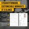 NewMe Fitness Journal for Women &amp; Men, Workout Planner and Exercise Log Book to Track Weight Loss, Muscle Gain, Gym, Bodybuilding Progress, Daily Personal Health Tracker - Pack of 1 (Fitness)