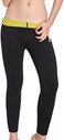 Vinmin Valentina Hot Thermo Body Shaper, Neoprene Slimming Long Pants, Workout Sauna Suit, Thighs Fat Burner, High Waist Tummy Control Shapewear, Weight Loss Bodysuit for Women, Black S - 4XL