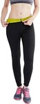 Vinmin Valentina Hot Thermo Body Shaper, Neoprene Slimming Long Pants, Workout Sauna Suit, Thighs Fat Burner, High Waist Tummy Control Shapewear, Weight Loss Bodysuit for Women, Black S - 4XL