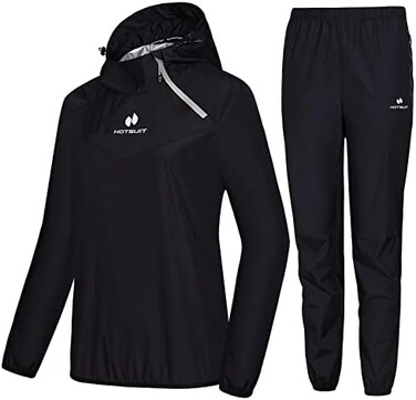 HOTSUIT Women's Half Open Zip Sauna Jumpsuit