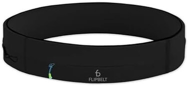 FlipBelt Zipper Running Belt   Fitness and Running Fanny Pack for Women and Men   Non Chafing Waist Band Pack for Phone Keys Money   Moisture Wicking Storage Belt   USA Company