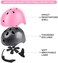 DaCool Kids Bike Helmet Set Skateboard Knee Pads - Kids Helmet Elbow Pads Wrist Guards Adjustable for 3~10yrs Girl Boy Kids Protective Gear Set for Sport Cycling Bike Roller Skating Scooter