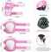 DaCool Kids Bike Helmet Set Skateboard Knee Pads - Kids Helmet Elbow Pads Wrist Guards Adjustable for 3~10yrs Girl Boy Kids Protective Gear Set for Sport Cycling Bike Roller Skating Scooter