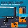 Joola Premium Avanti Table Tennis Net And Post Set - Portable And Easy Setup 72" Regulation Size Ping Pong Screw On Clamp Net, White/Black (31009)