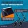 Joola Premium Avanti Table Tennis Net And Post Set - Portable And Easy Setup 72" Regulation Size Ping Pong Screw On Clamp Net, White/Black (31009)