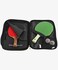 Killerspin Optima Ping Pong Paddle Carry Case  Padded Table Tennis Racket Cover  Reinforced Padded Polyester Bag For 2 Ping Pong Bats  Side Accessory Pocket For 8&Oacute; Tablets  Protective Zipper Enclosure