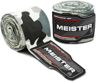 ميستير اربطة يد شبه مرنة للبالغين مقاس 180 انش لفنون القتال المختلطة والملاكمة (زوج)