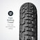 Schwinn Replacement Bike Tire, Folding Mountain Bike Tire, High Traction Knobs, Steel Bead Construction, Standard Bike Tires, Bicycle Replacement Parts