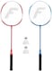 Franklin Sports 2 Player Badminton Replacement Set - 2 Badminton Racquets and 2 Shuttlecocks - Adults and Kids Backyard Game
