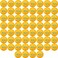 KEVENZ 50-Pack 3-Star Plus 40mm Orange Table Tennis Balls,Advanced Training Ping Pong Balls