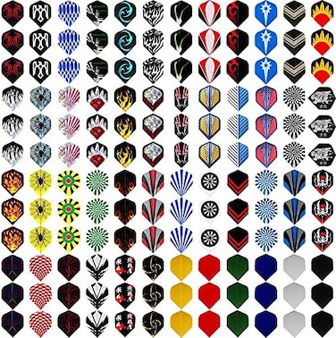 MaxMau 144 Pcs 48 Sets Dart Flights Darts Accessory Feather Tail Wing Flight Outdoor Sports Professional New In Package