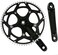 CYSKY Single Speed Crankset Set 60T 170mm Crankarms 130 BCD Fixie Crankset for Single Speed Bike, Fixed Gear Bicycle, Track Road Bike (Square Taper, Black)