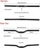 UPANBIKE Mountain Bike Road Bicycle Handlebar Aluminum Alloy Riser Bar 25.4mm*600mm