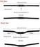 UPANBIKE Mountain Bike Road Bicycle Handlebar Aluminum Alloy Riser Bar 25.4mm*600mm