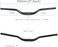 UPANBIKE Mountain Bike Handlebar 31.8mm, Aluminum Alloy MTB Bicycle Riser Handlebar Extra Long 700mm with Paint Matte Surface (Black, 700mm)