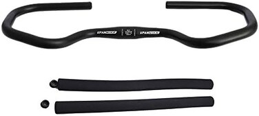 UPANBIKE Bike Handlebar Trekking Cycling Mountain Bike Road Bicycle Butterfly Handlebar with Sponges (&phi;25.4mm 31.8mm)