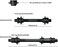 AiTuiTui 1 Pair MTB Quick Release Bicycle Hub, Road Mountain Bike Front &amp; Rear Axle Hollow Shaft Set with Standard Spacing