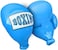 BANZAI Kids Inflatable Mega Boxing Gloves, Red Blue