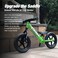 Strider Kids Extra Long Seatpost with Saddle - Black, 30.5cm