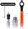 Oumers Bike Crank Extractor/Arm Remover and Bottom Bracket Remover with 16mm Spanner/Wrench. Professional Bicycle Repair Tool Kit