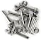 Zoofen 10 pcs Inline Skate Replacement Bearings Skating Screws OD 6mm Roller Blades Replacement Skate Wheel Axles