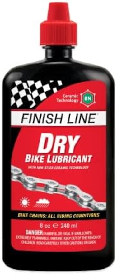FINISH LINE LUBE F-L DRYLUBE TEF 240ml DRIP BOTTLE 8/cs