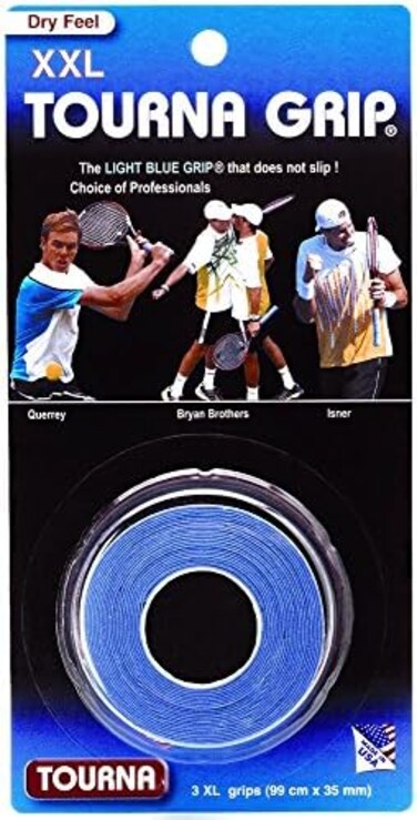 TOURNA Grip XXL, Original Dry Feel Tennis Grips.