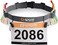 RJ-Sport Race Number Belt - Triathlon Race Belt BIB Holder with 6 Energy Gel Loops for Triathalon, Marathon, Running and Cycling