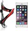 TOCYORIC Wiel Full Carbon Fiber Bicycle Bike Light Drink Water Bottle Cage Holder (2Pcs Black Red)