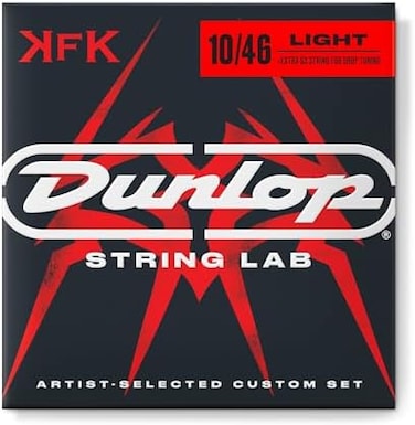 dunlop kkn1052 كيري مقاس King Icon سلسلة التوقيع جيتار كهربائي خيوط ، مقاس متوسط ، باللون .010-.052 ، 7 خيوط/مجموعة