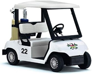Kinsmart KinsFun Golf Cart 4in Die-Cast Metal Model Pullback Action Toy
