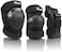 JBM Adult &amp; Kids Knee Pads Elbow Pads Wrist Guards 3 in 1 Protective Gear Set for Skateboarding, Skating, Inline Skating, Roller Skating, Scooter, Biking and Multi-Sports