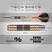 RED DRAGON Amberjack Series Darts Set with Flights and Shafts (Stems)