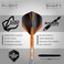 RED DRAGON Amberjack Series Darts Set with Flights and Shafts (Stems)