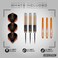 RED DRAGON Amberjack Series Darts Set with Flights and Shafts (Stems)