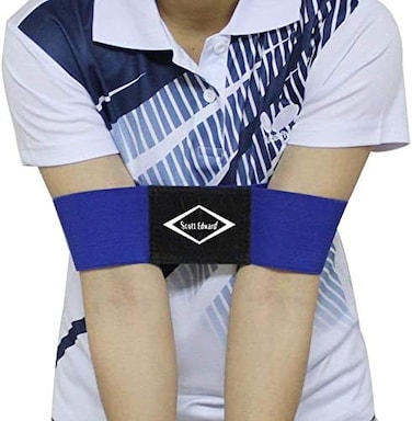 Scott Edward Golf Swing Aids Pro Power Band Wrist Brace Smooth and Connect-Easy Correct Training Swing Gesture Alignment Practice Tool for Golf Beginners