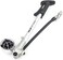 GIYO CXWXC High Pressure Shock Pump, (300 PSI Max) for Fork &amp; Rear Suspension, Lever Lock on Nozzle No Air Loss (Silver)